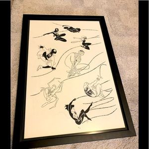 Spider-Man Spiderverse Framed Illustration